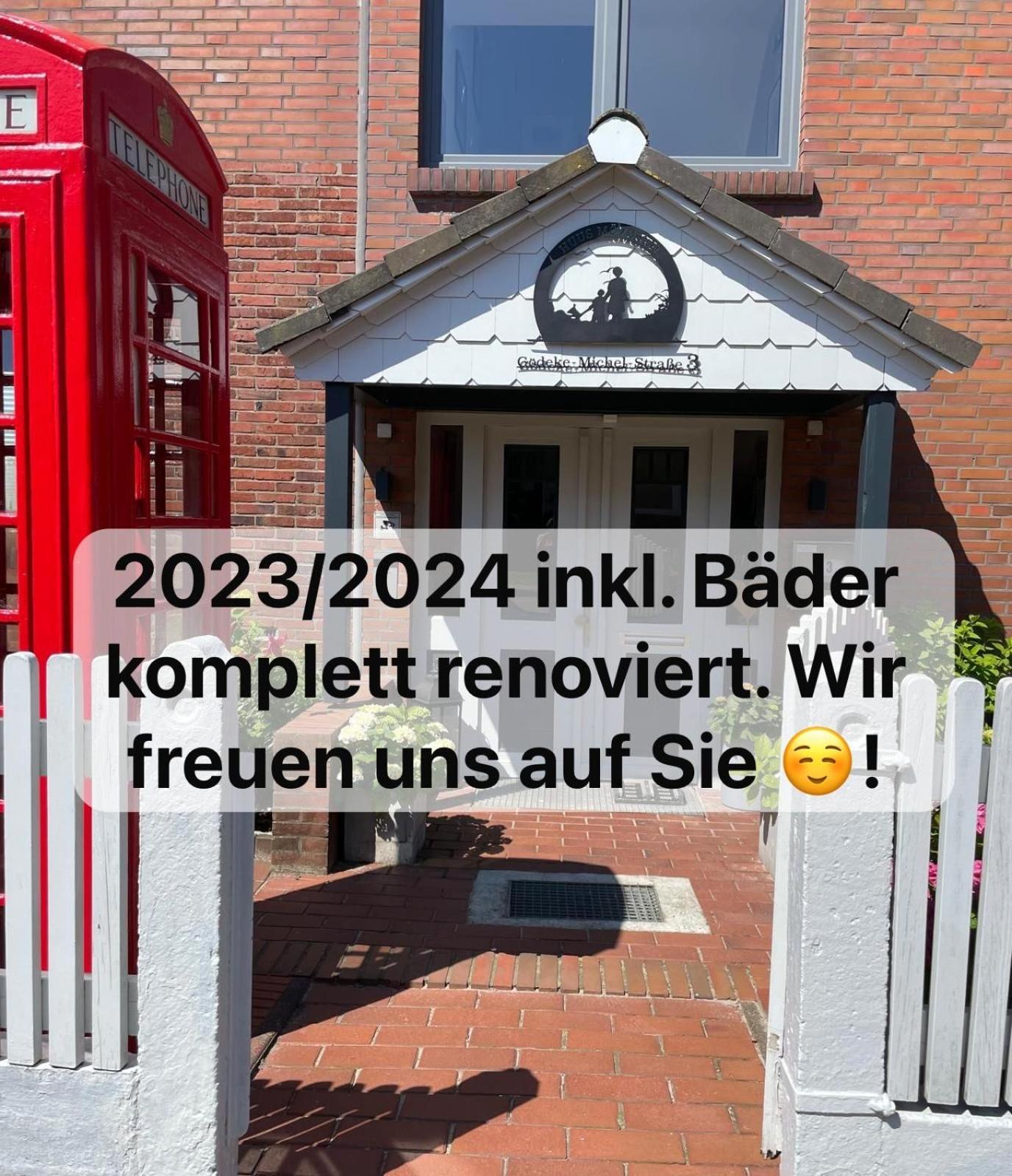 Apartamento Huus Moevchen Borkum Exterior foto